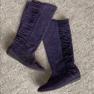 Steve Madden Suede Fringe Boots